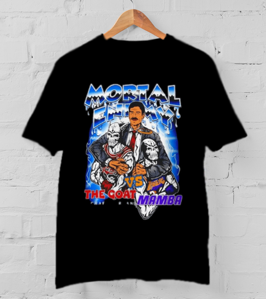 Mortal Enemy The GOAT Vs Mamba Michael Jordan Kobe Bryant Be Legendary T-Shirt