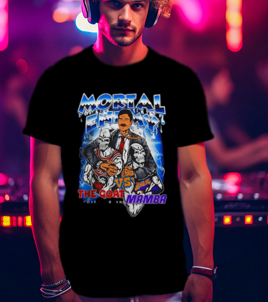Mortal Enemy The GOAT Vs Mamba Michael Jordan Kobe Bryant Be Legendary T-Shirt