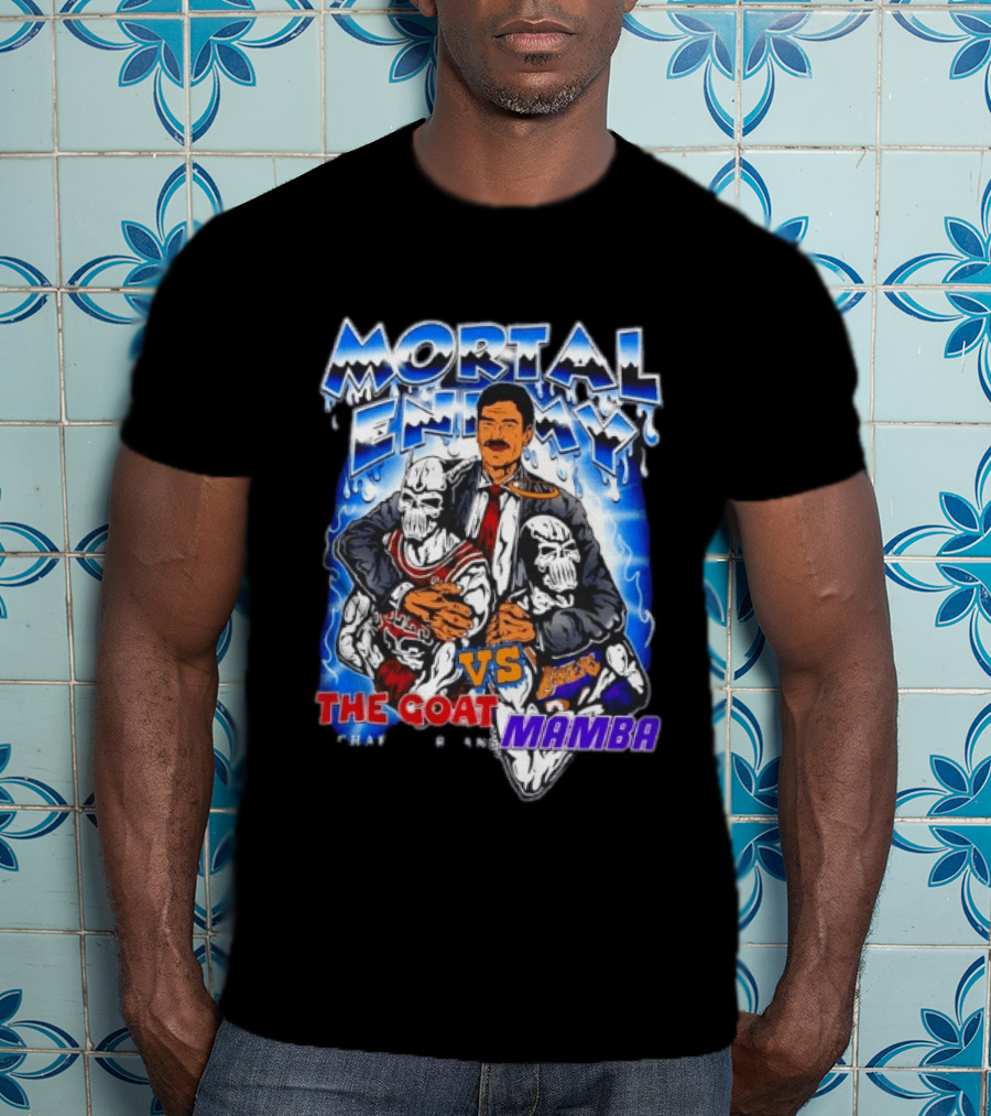 Mortal Enemy The GOAT Vs Mamba Michael Jordan Kobe Bryant Be Legendary T-Shirt