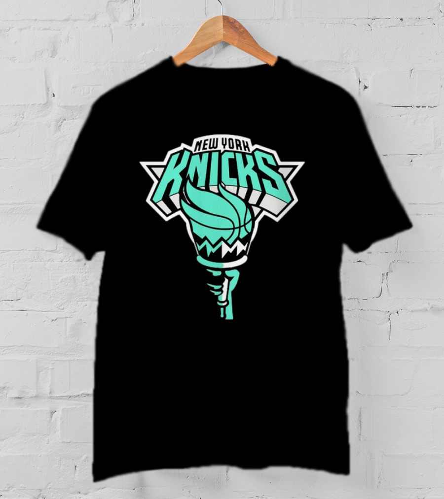 New York Liberty New York Knicks Basketball Mashup T-Shirt