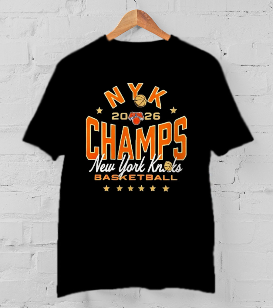 NYK 2026 Champs New York Knocks Basketball T-Shirt