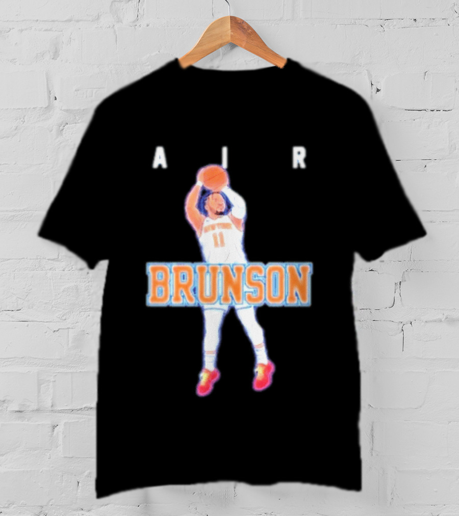 Jalen Brunson Air Brunson Knicks Basketball Jump Shot T-Shirt