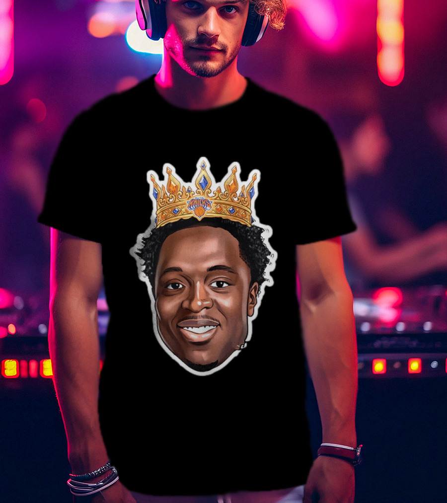 OG Anunoby New York Knicks NBA 2026 Crown T-Shirt