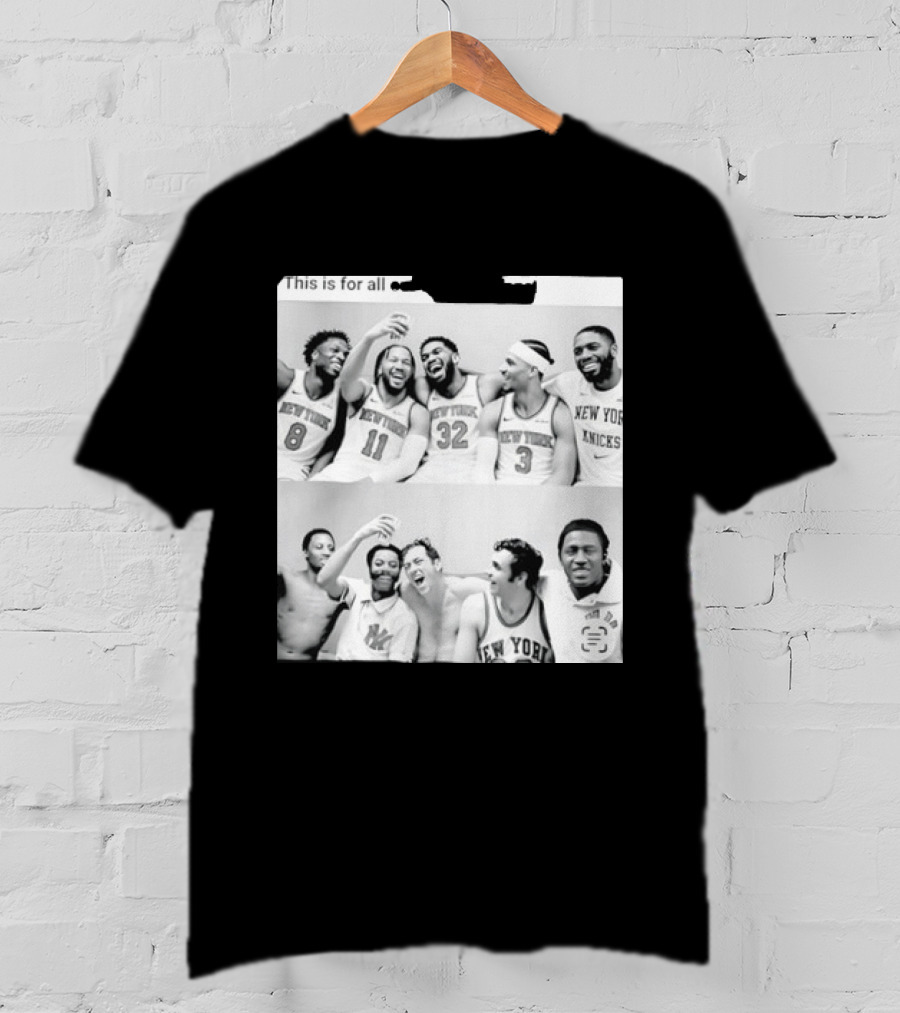 Jalen Brunson Karl Anthony Towns New York Knicks This Is For All Our Old Knick Fans T-Shirt
