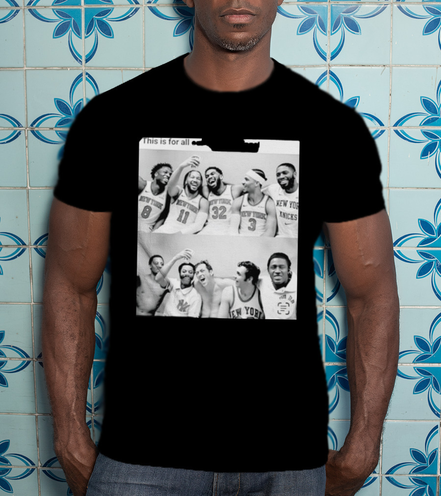 Jalen Brunson Karl Anthony Towns New York Knicks This Is For All Our Old Knick Fans T-Shirt