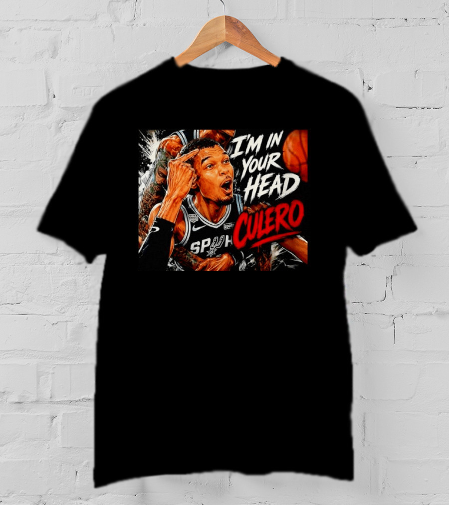 I'm In Your Head Culero Jeremy Sochan San Antonio Spurs NBA T-Shirt