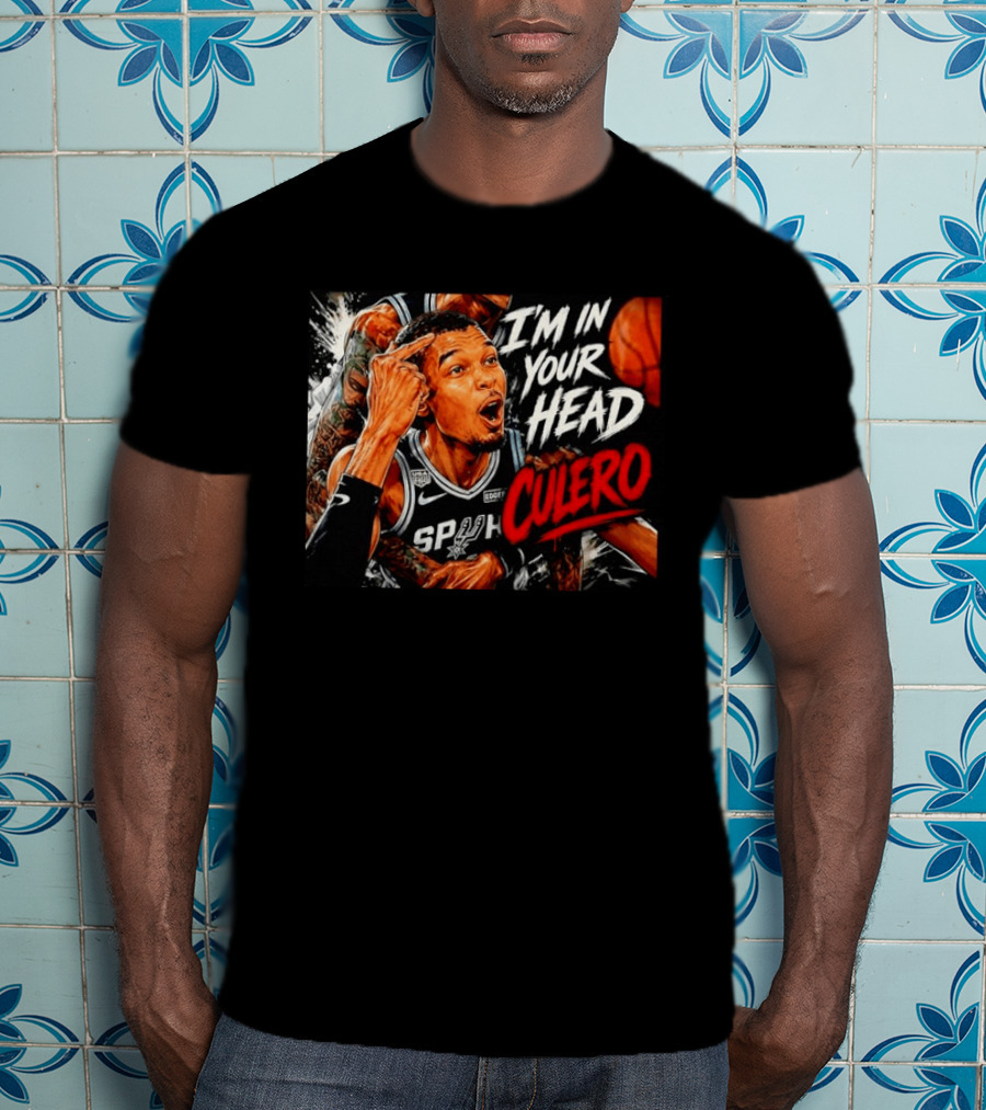 I'm In Your Head Culero Jeremy Sochan San Antonio Spurs NBA T-Shirt