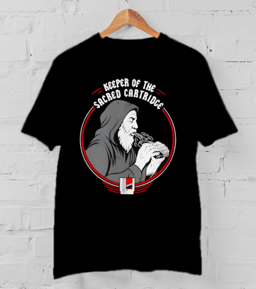 Keeper Of The Sacred Cartridge Gaming System Old Monk T-Shirt