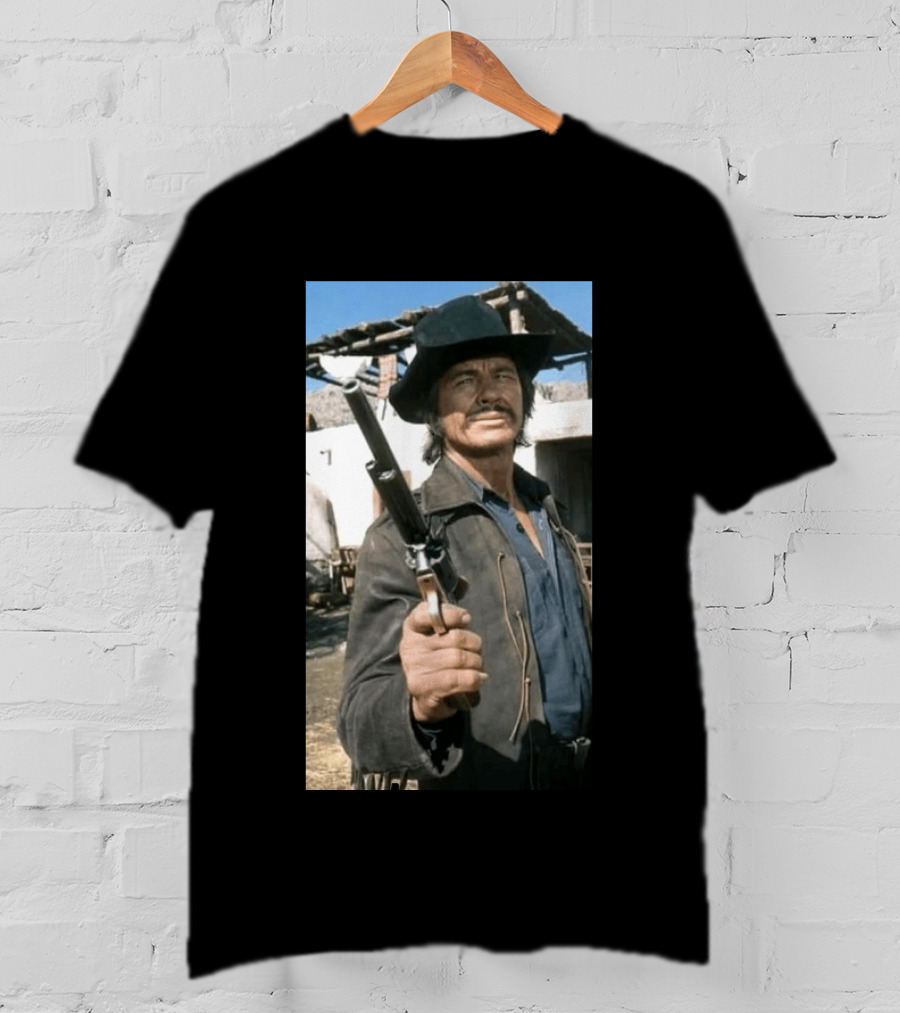 Remembering Charles Bronson 1921 2003 Classic Western Cowboy Hero T-Shirt