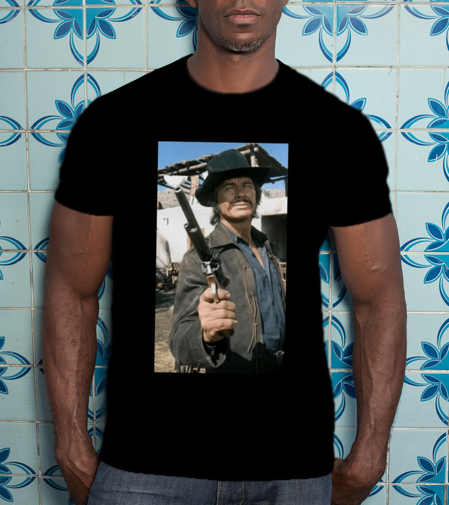 Remembering Charles Bronson 1921 2003 Classic Western Cowboy Hero T-Shirt