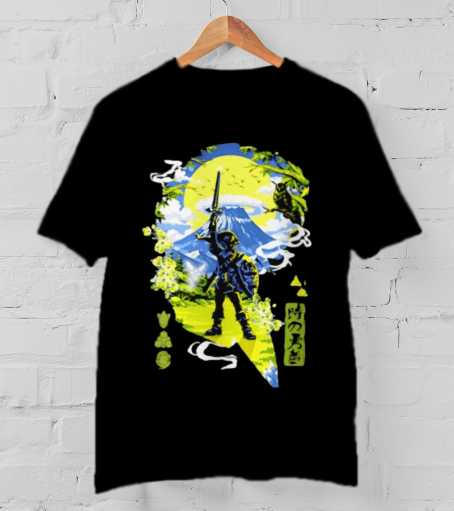 The Legend Of Zelda Link Hero Of Time Toki No Yusha Iconic Anime Style Adventure T-Shirt