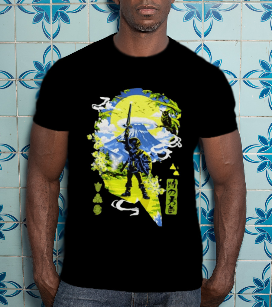 The Legend Of Zelda Link Hero Of Time Toki No Yusha Iconic Anime Style Adventure T-Shirt