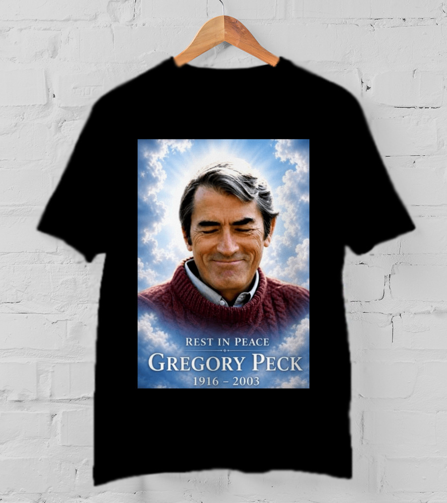 Rest In Peace Gregory Peck 1916 2003 Memorial T-Shirt