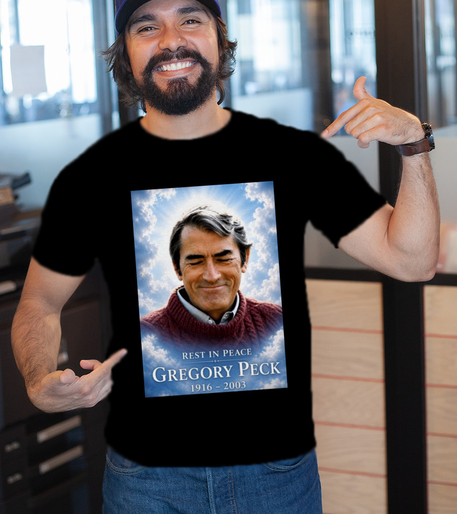 Rest In Peace Gregory Peck 1916 2003 Memorial T-Shirt