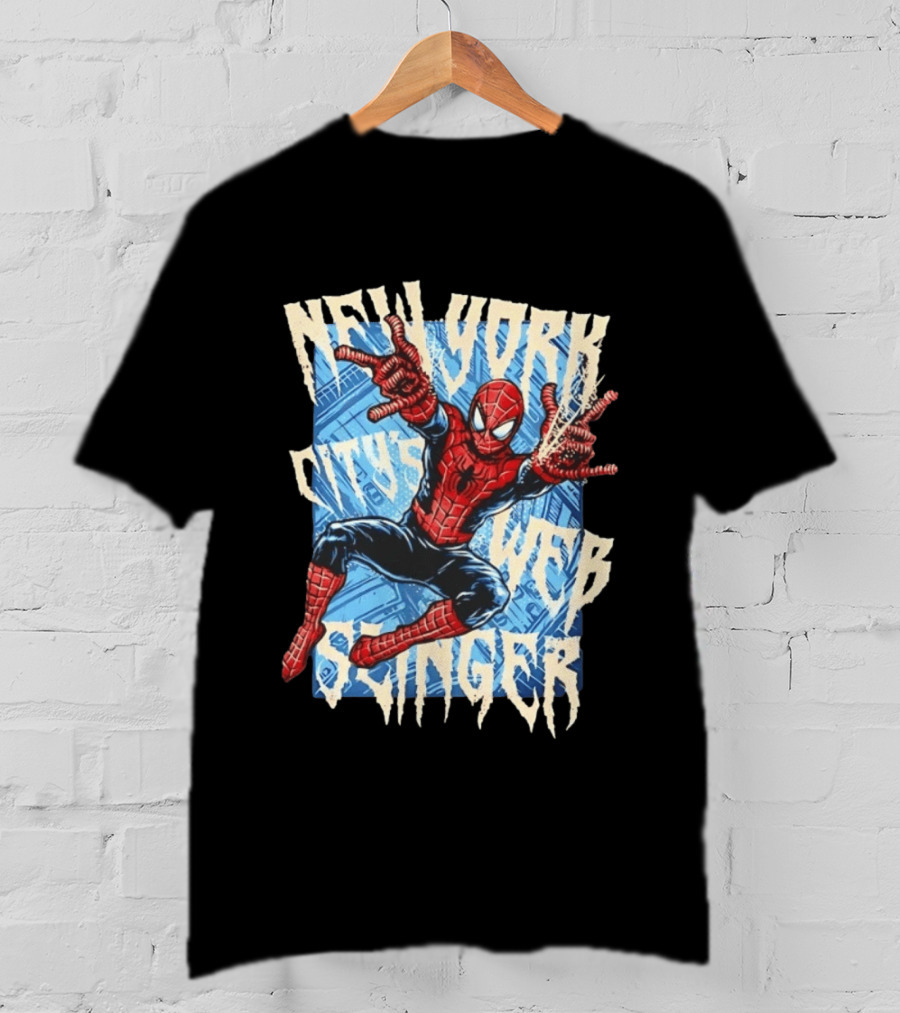 New York City's Web Slinger Spider Man T-Shirt