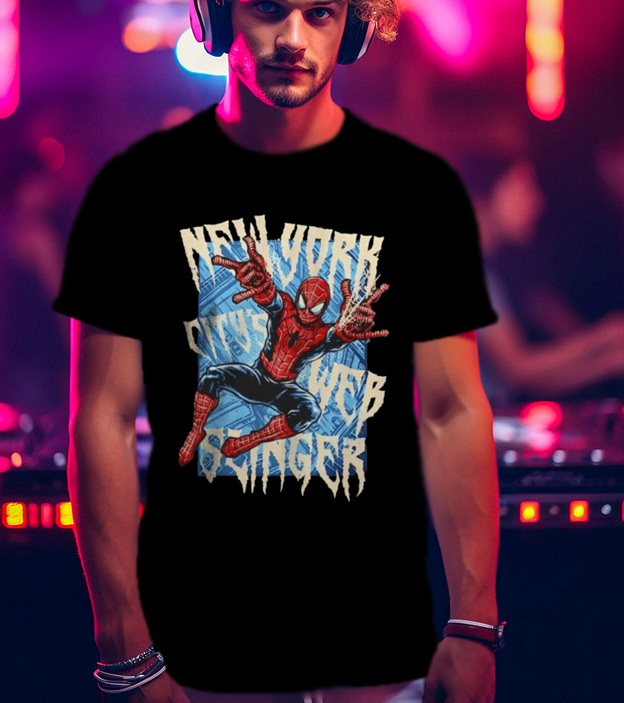 New York City's Web Slinger Spider Man T-Shirt