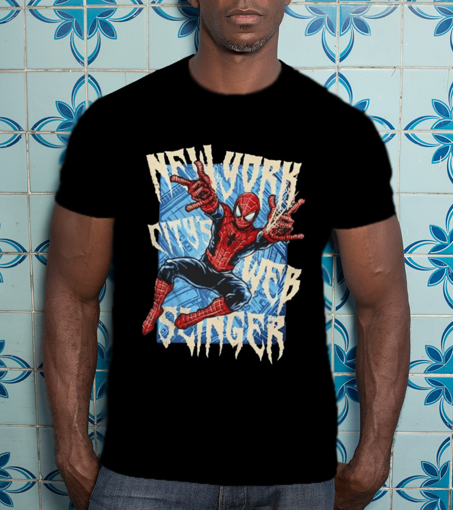 New York City's Web Slinger Spider Man T-Shirt