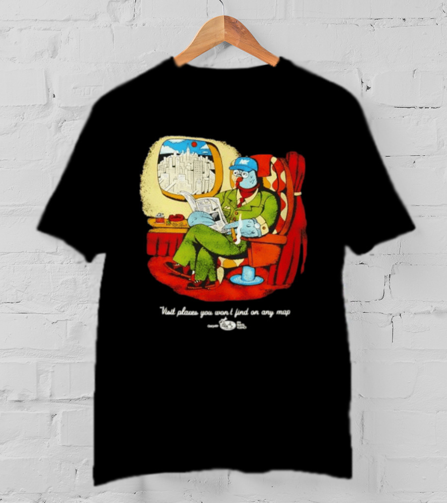 The Travel Agency Mile High Flyer Bird NY Visit Places You Won't Find On Any Map T-Shirt