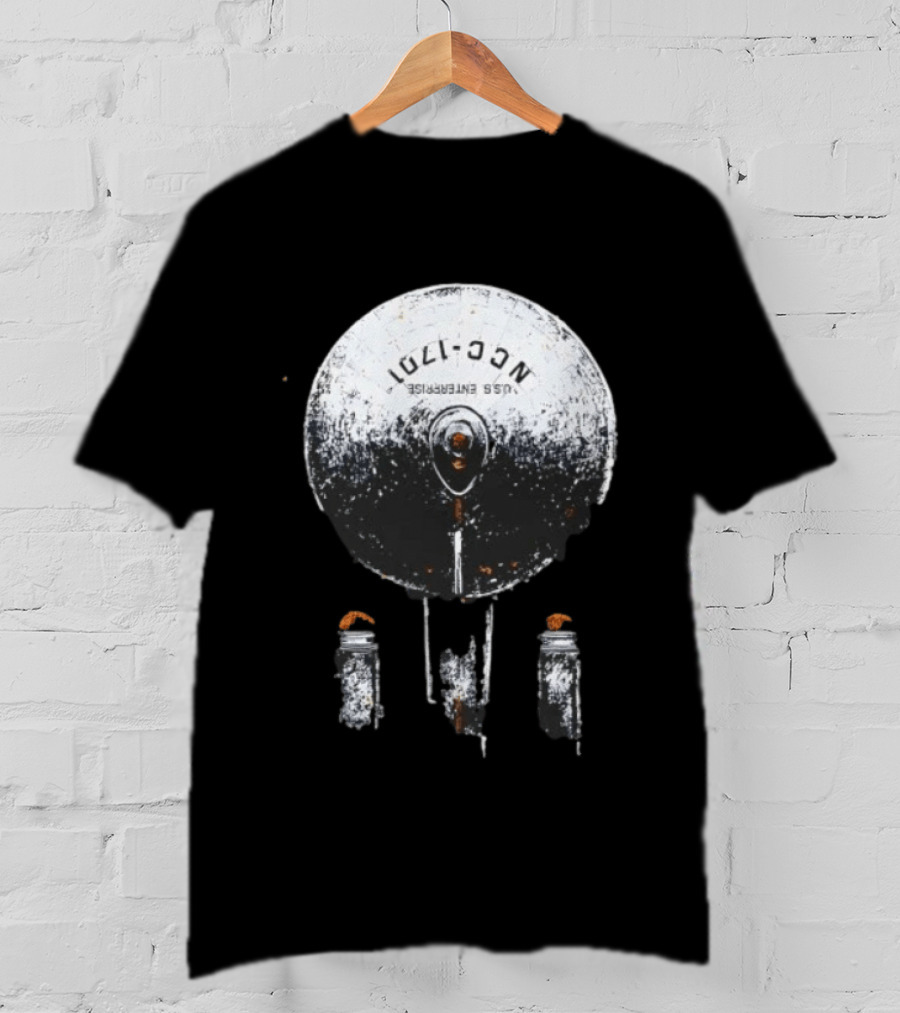 USS Enterprise NCC 1701 Boldly Go Starship T-Shirt