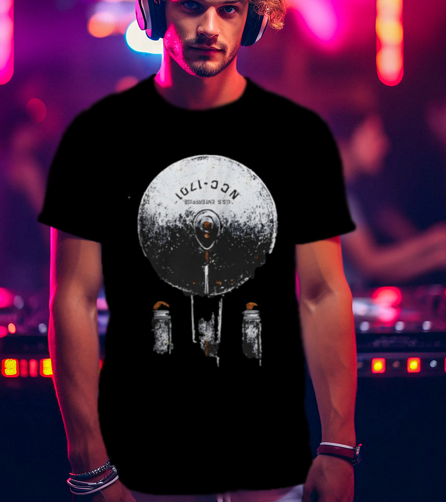 USS Enterprise NCC 1701 Boldly Go Starship T-Shirt