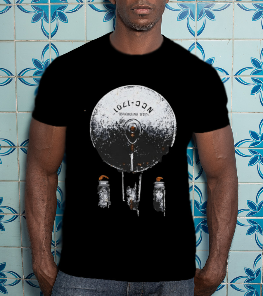 USS Enterprise NCC 1701 Boldly Go Starship T-Shirt