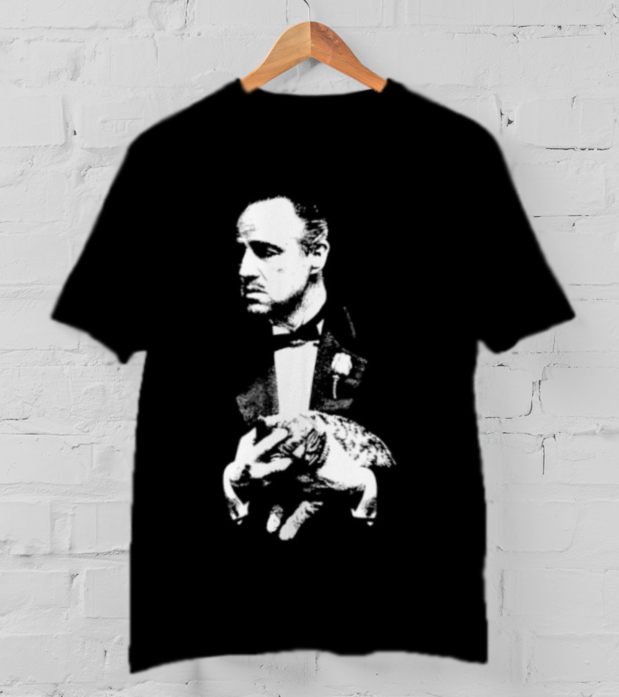 Vito Corleone Marlon Brando The Godfather Movie Film Noir T-Shirt