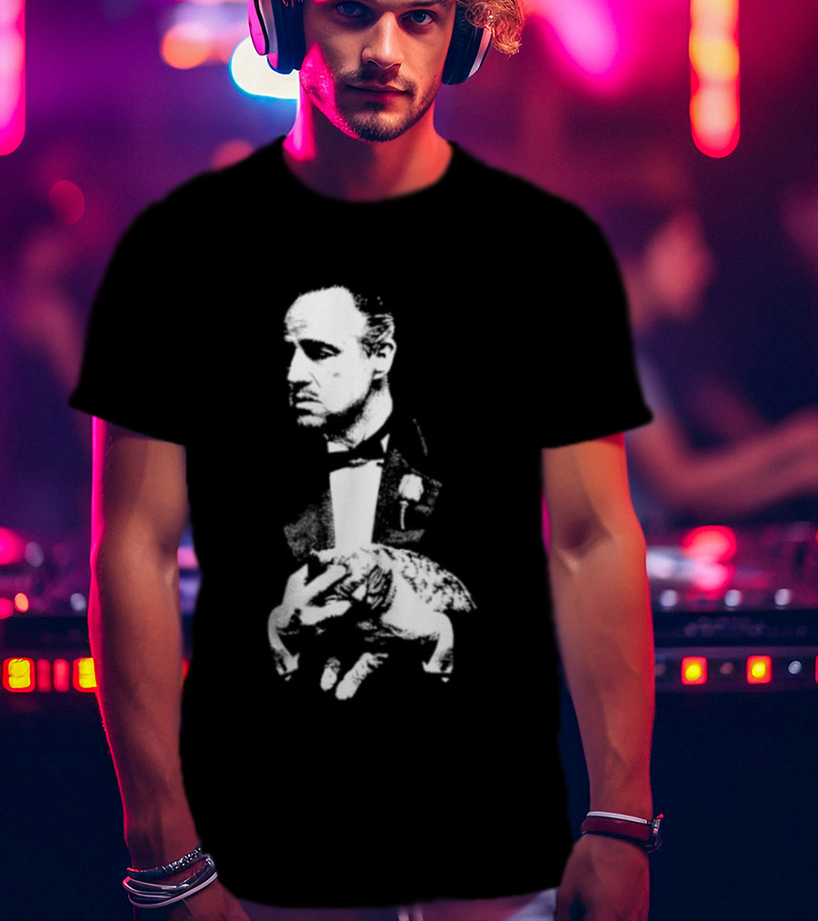Vito Corleone Marlon Brando The Godfather Movie Film Noir T-Shirt