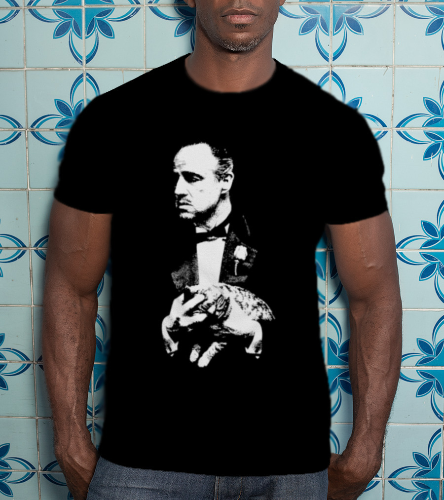 Vito Corleone Marlon Brando The Godfather Movie Film Noir T-Shirt