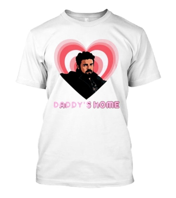 Daddy's Home The Boys Billy Butcher Heart T-Shirt
