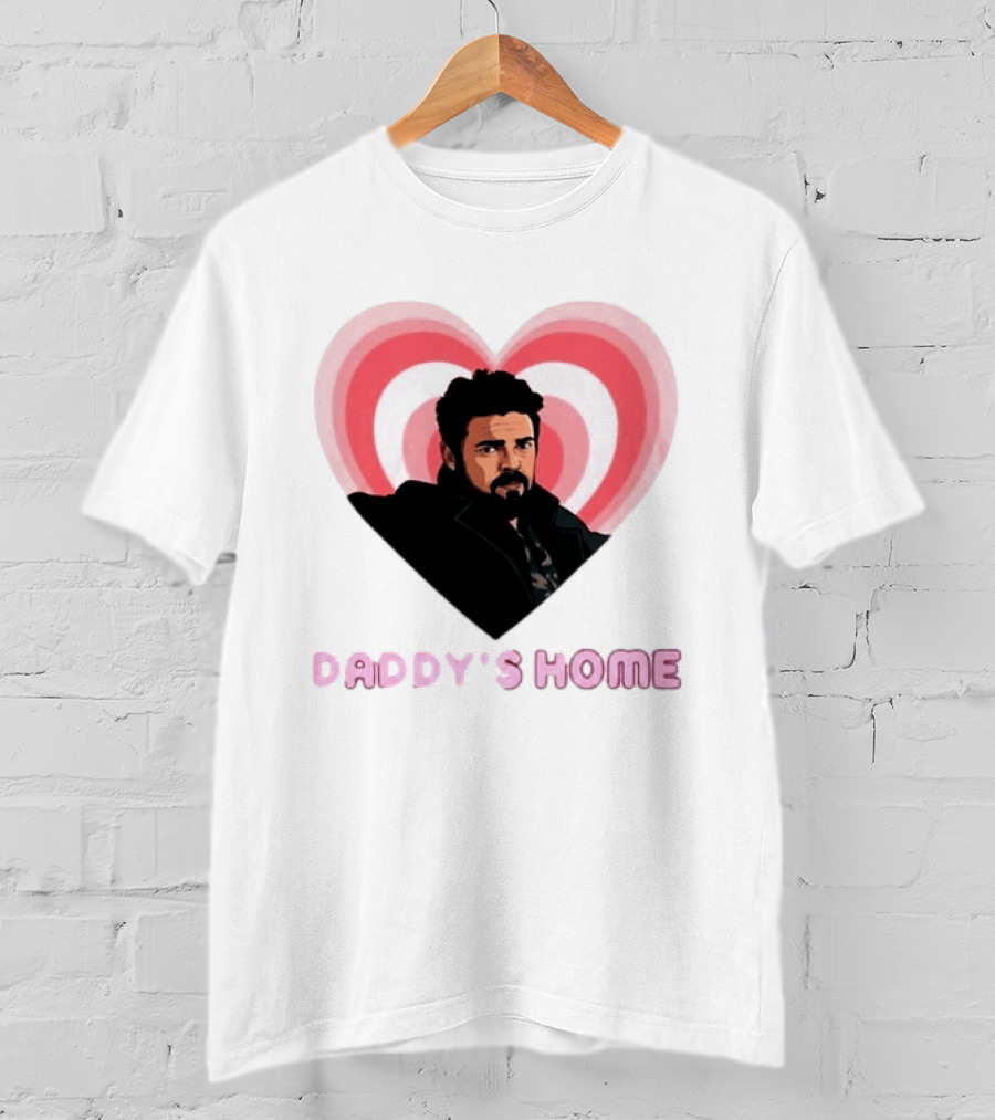 Daddy's Home The Boys Billy Butcher Heart T-Shirt