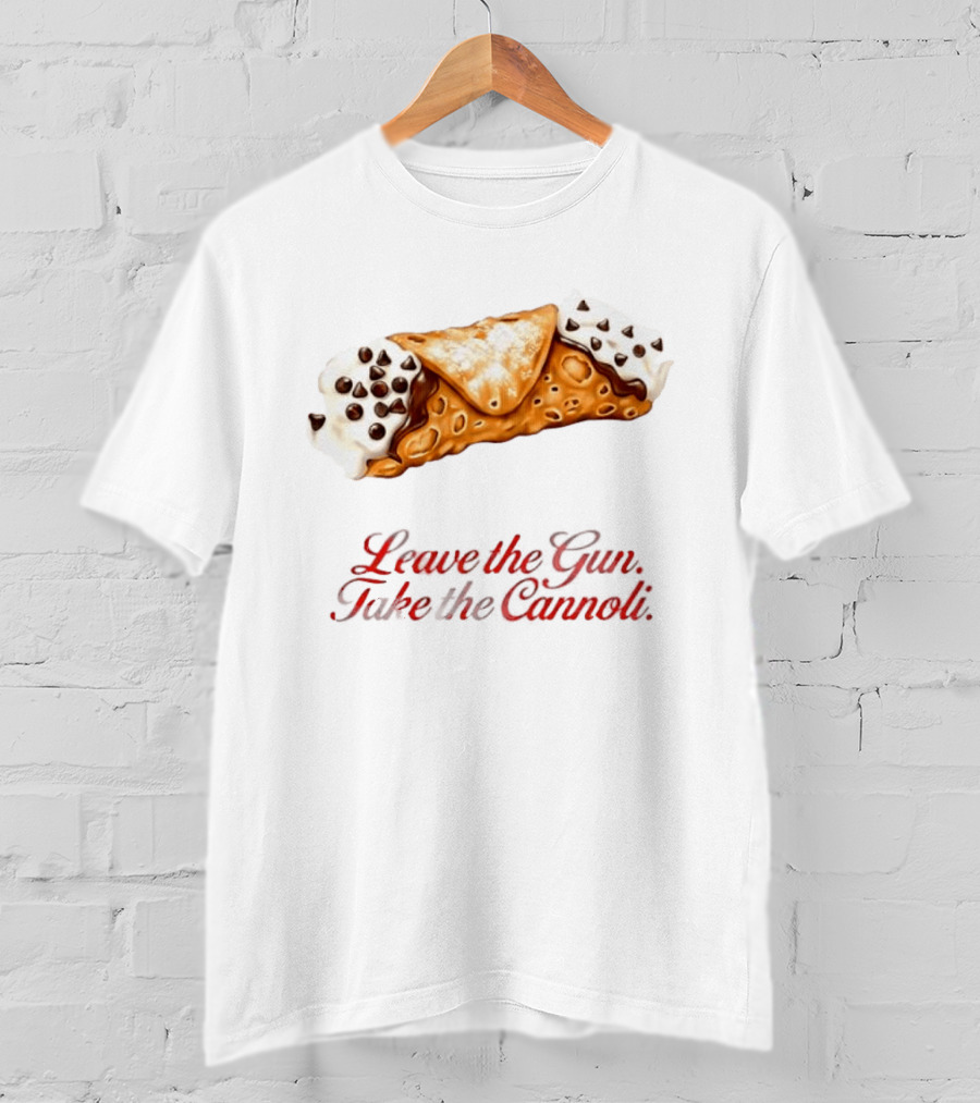 Clemenza The Godfather Leave The Gun Take The Cannoli Movie Mens Cannoli T-Shirt