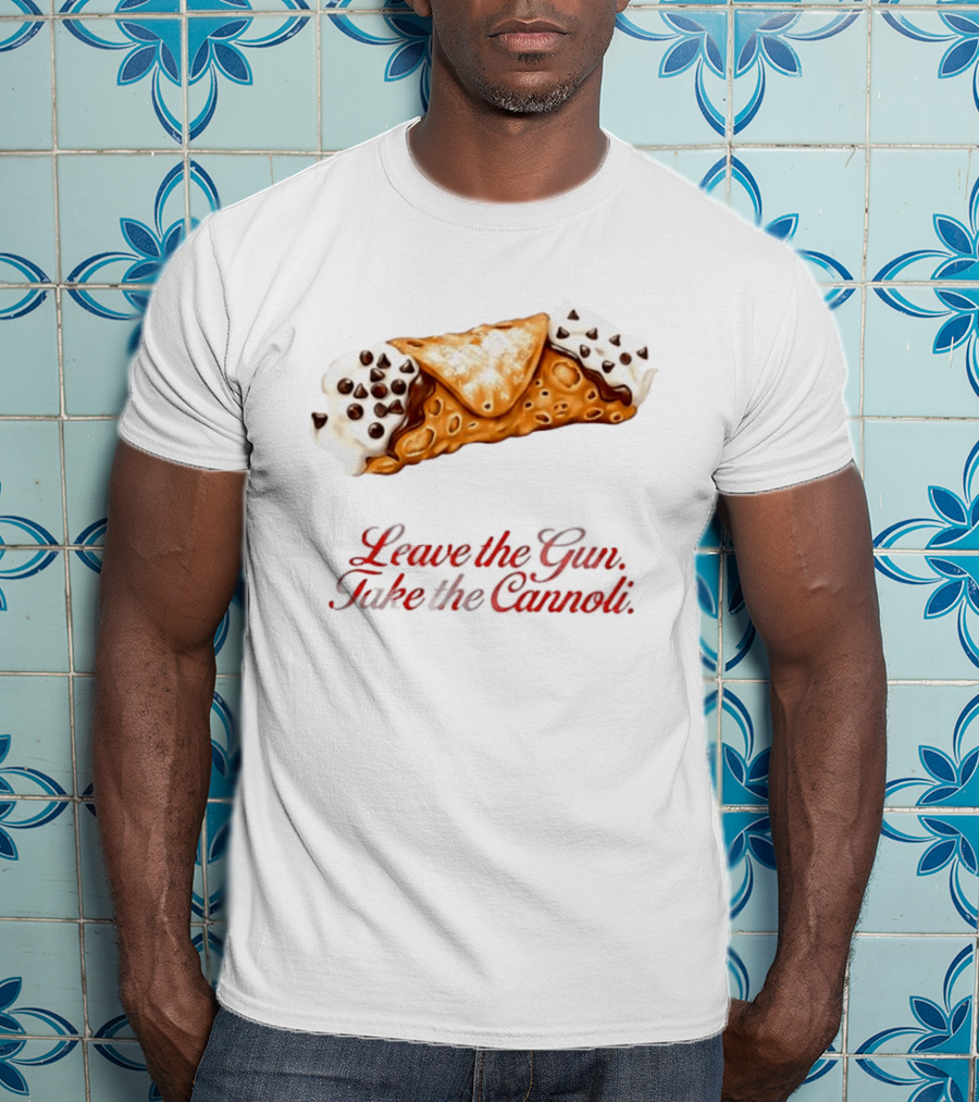 Clemenza The Godfather Leave The Gun Take The Cannoli Movie Mens Cannoli T-Shirt