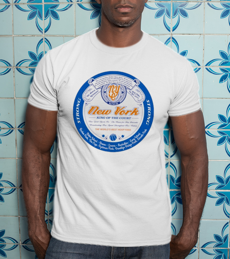 New York King Of The Court Basketball Club Madison Square Garden Sports T-Shirt
