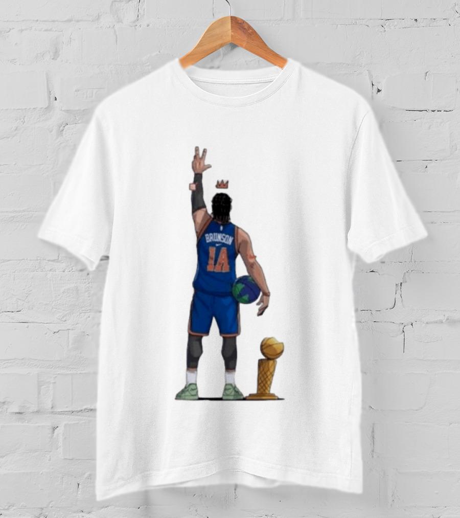 Jalen Brunson 1a Ayooo Becky Trophy 2026 NBA Basketball Knicks Sports T-Shirt