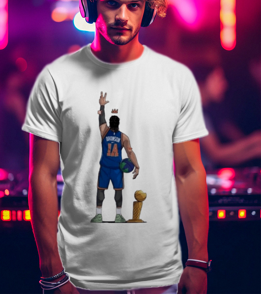 Jalen Brunson 1a Ayooo Becky Trophy 2026 NBA Basketball Knicks Sports T-Shirt
