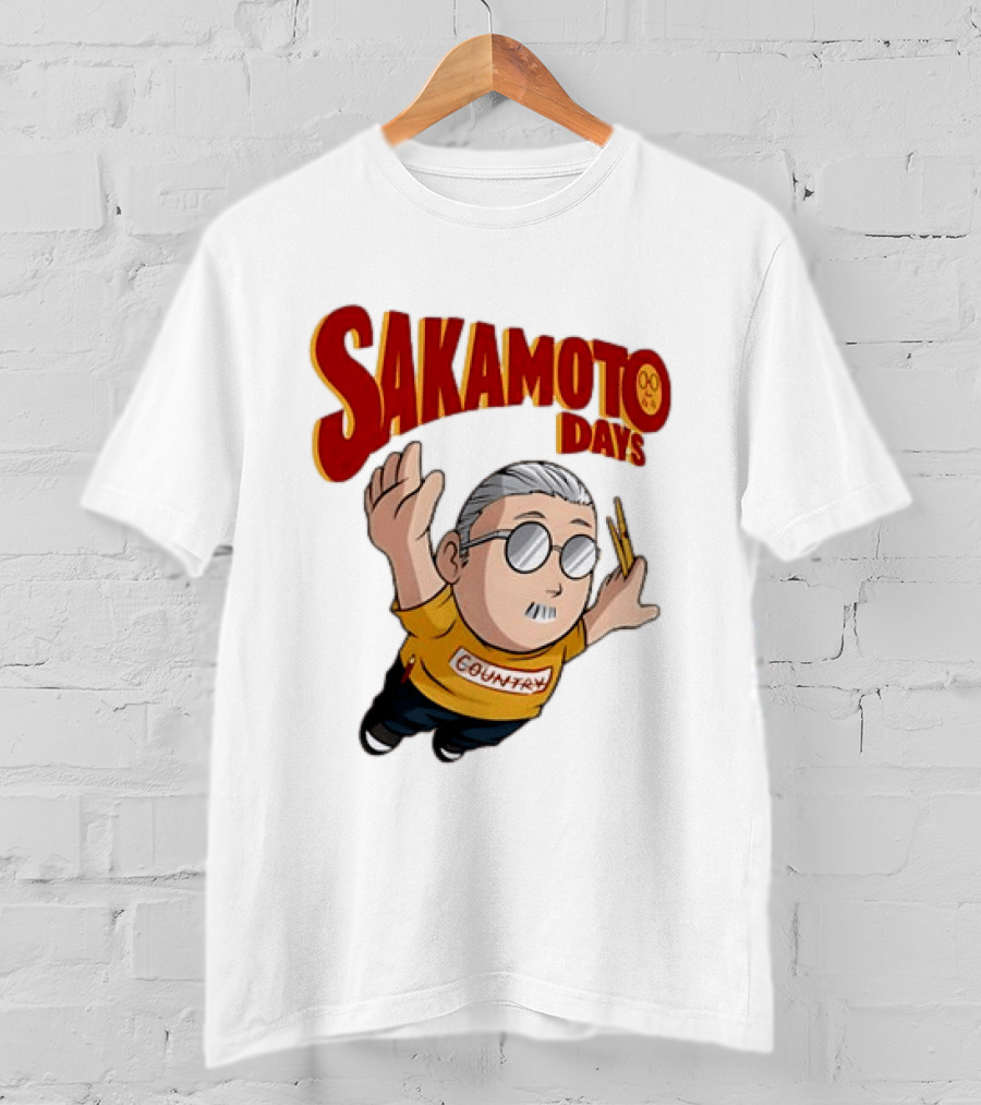 Sakamoto Days Country Super Mario Taro Sakamoto Floating T-Shirt