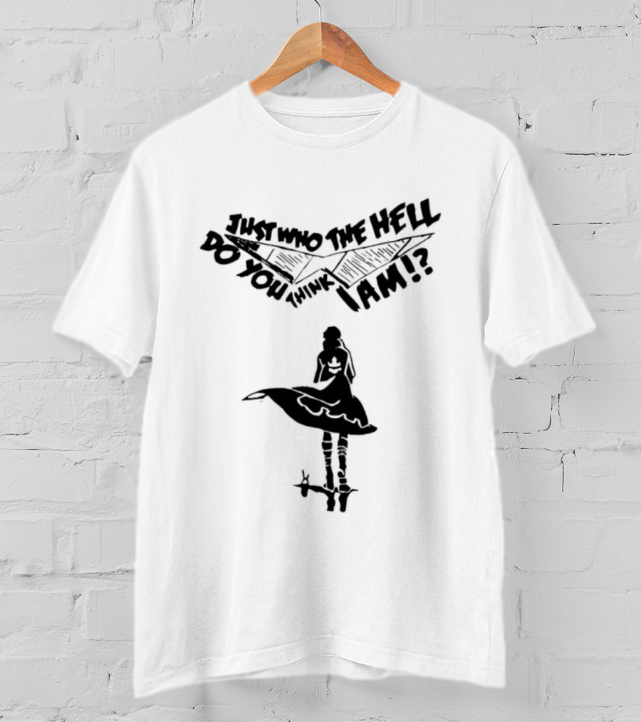 Kamina Dai Gurren Lagann Just Who The Hell Do You Think I Am Fan Favorite Catchphrase T-Shirt