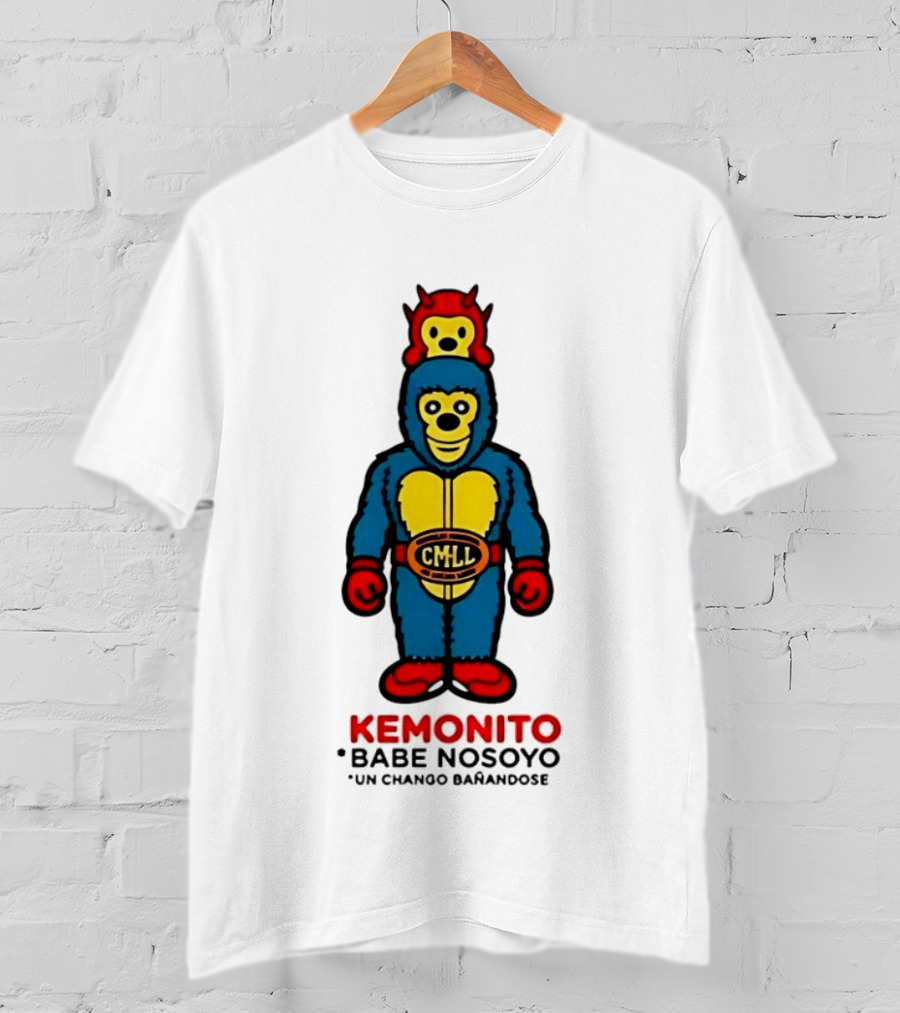 Kemonito CMLL Babe Nosoyo Un Chango Banandose Baby Milo T-Shirt