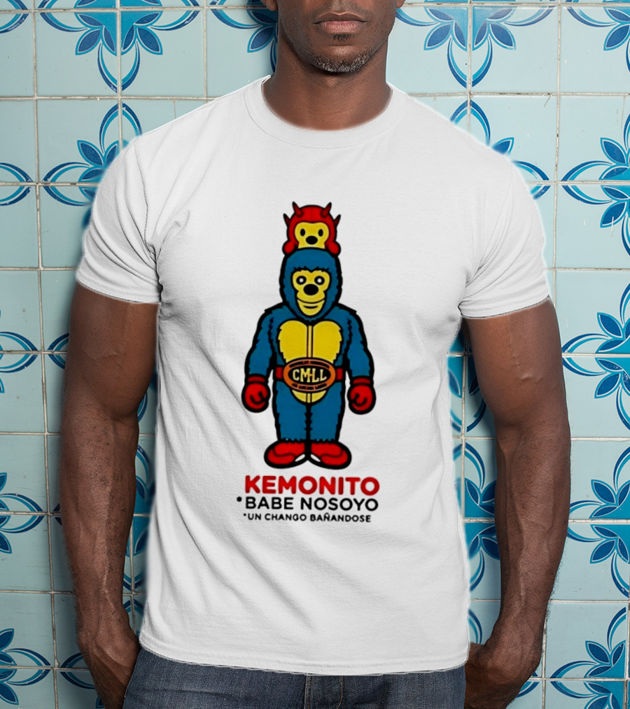 Kemonito CMLL Babe Nosoyo Un Chango Banandose Baby Milo T-Shirt