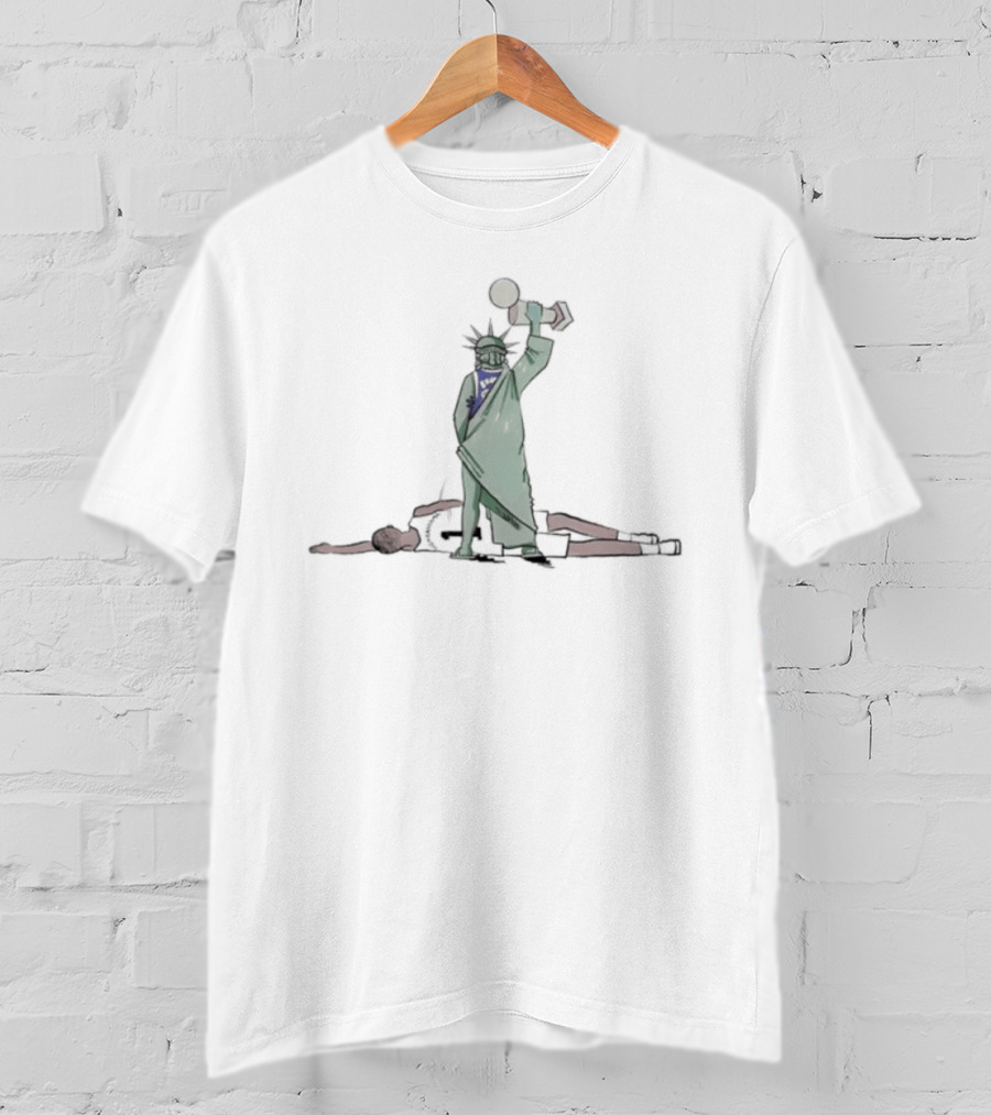 Knicks Jalen Brunson Liberty Trophy Wemby T-Shirt