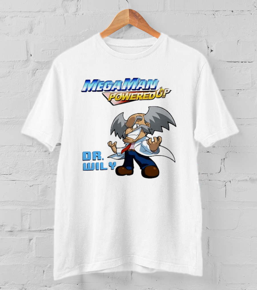 Mega Man Powered Up Dr Wily T-Shirt