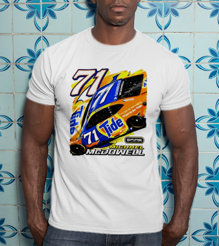Michael McDowell Tide 71 NASCAR Racing Spire Motorsports Camry T-Shirt
