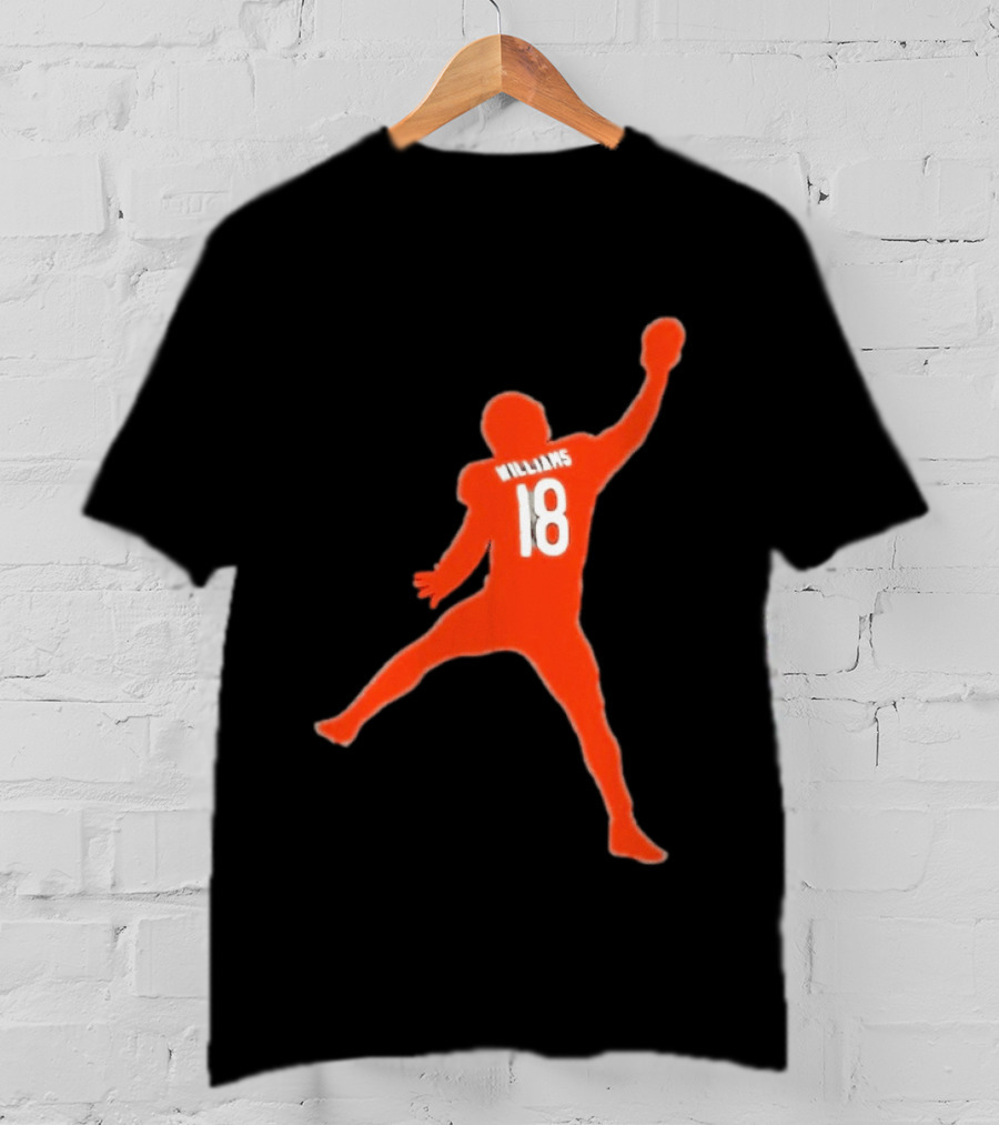 Chicago Bears Caleb Williams 18 Iceman Football Player T-Shirt