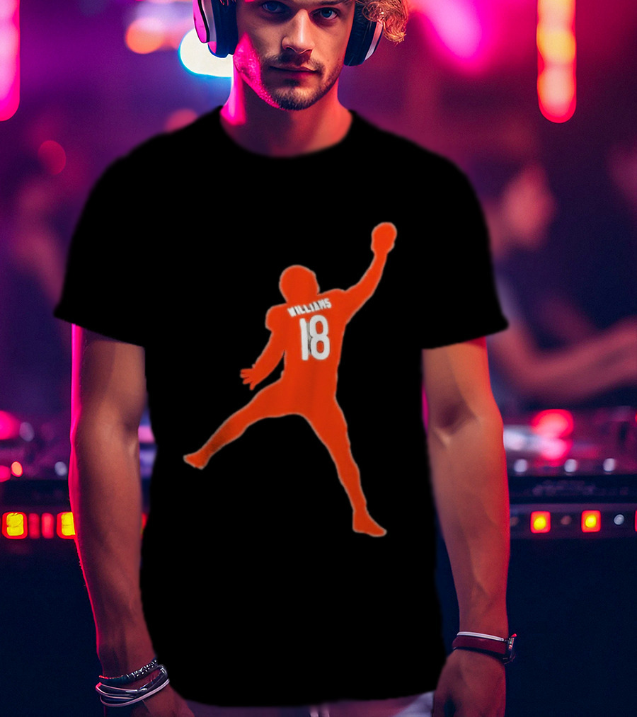 Chicago Bears Caleb Williams 18 Iceman Football Player T-Shirt