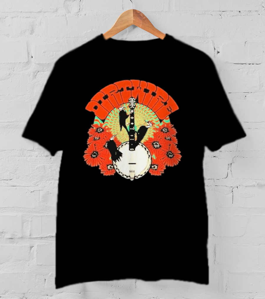 Dirtwire June 2026 Red Rocks Banjo And Crow Floral T-Shirt