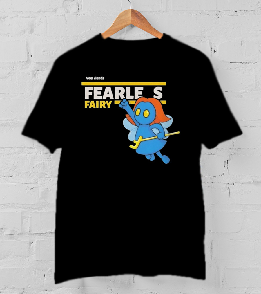 VeeFriends Fearless Fairy Bold Blue Character With Orange Hair T-Shirt
