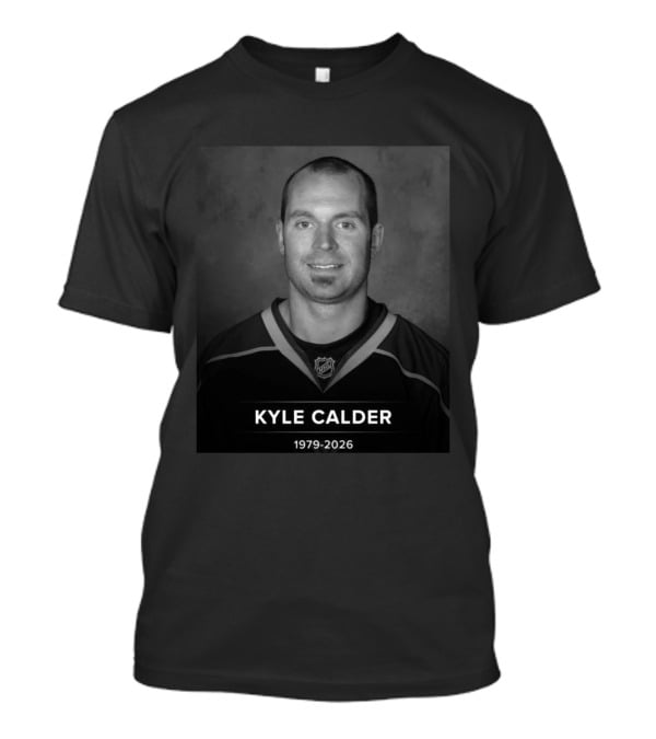 KYLE CALDER 1979 2026 NHL Player Blackhawks Kings T-Shirt
