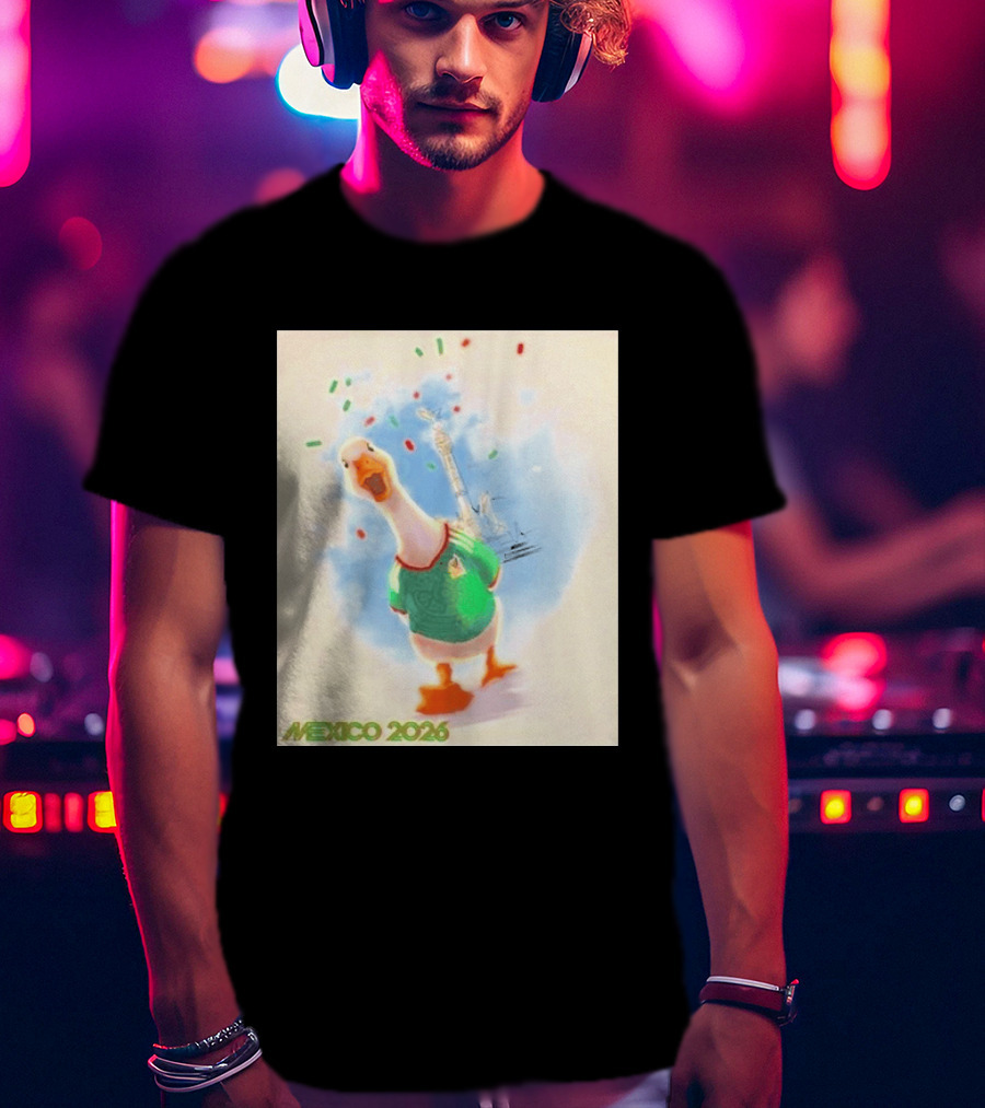Goose Mexico Soccer Celebration 2026 T-Shirt