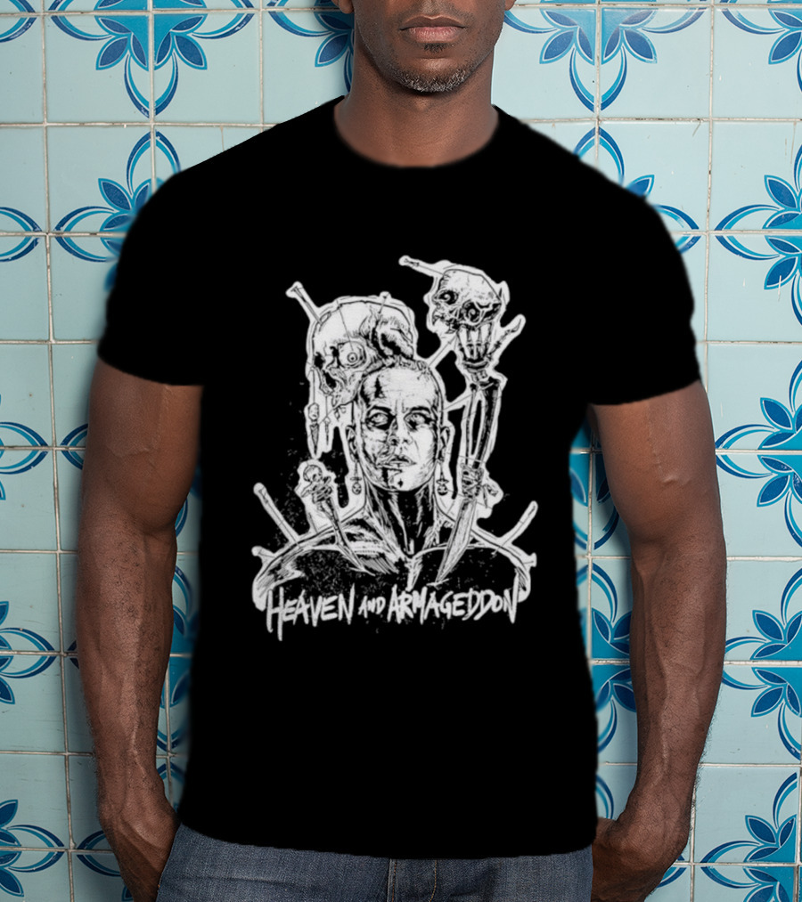 Heaven And Armageddon Skull Trio T-Shirt