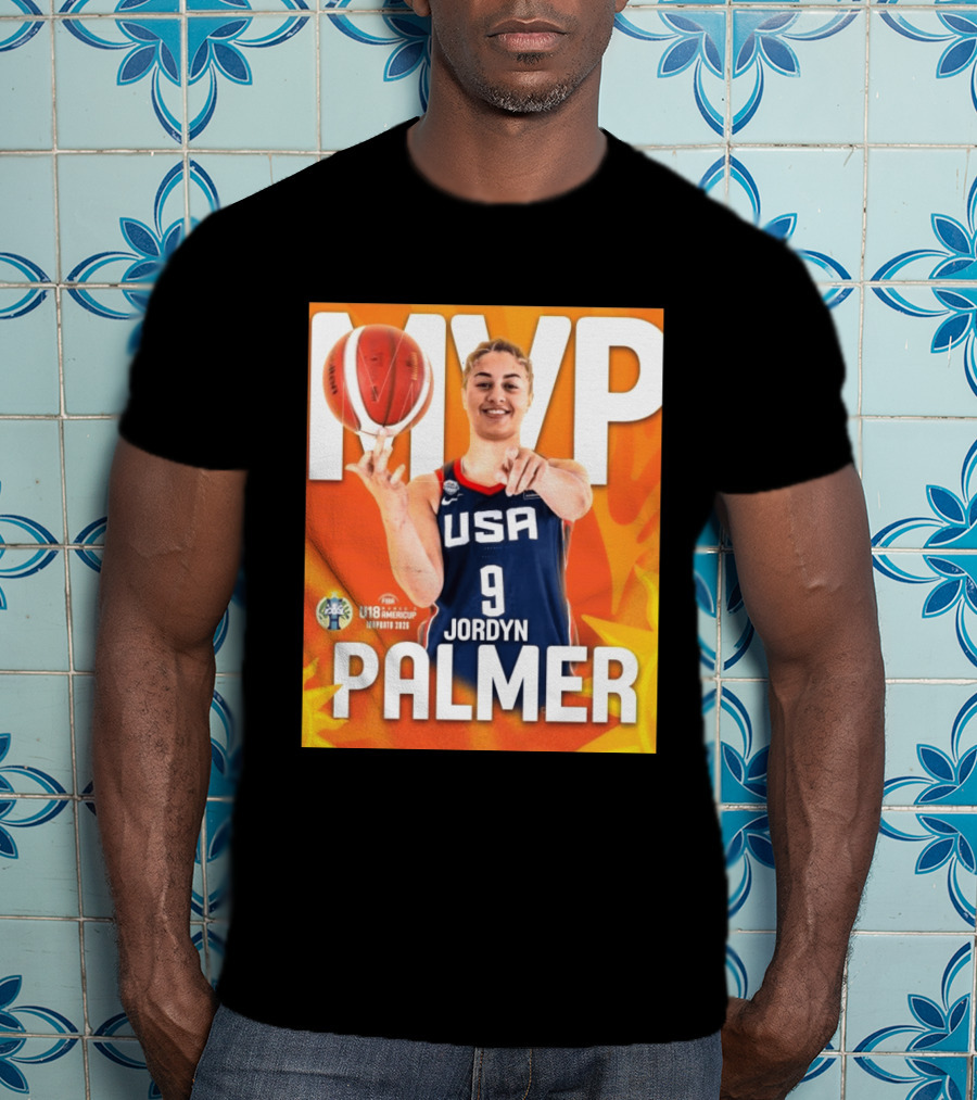 USA Basketball Jordyn Palmer MVP FIBA U18 Women's AmeriCup 2026 T-Shirt